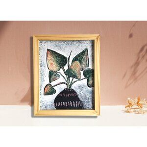 Plant Painting, plant Decor Modern Still Life Cottagecore, framed gallery wall
